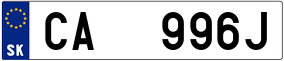 Truck License Plate